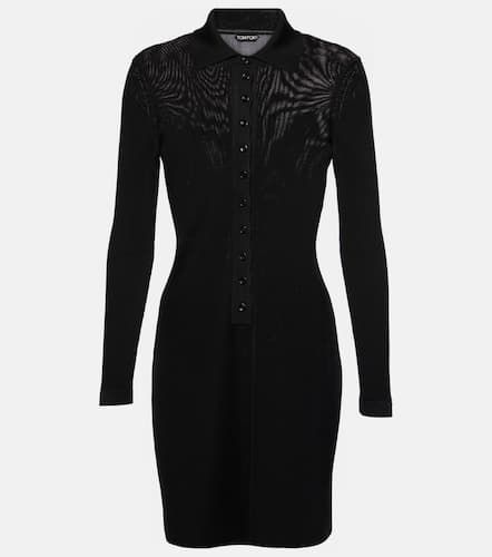 Tom Ford Ribbed-knit polo dress - Tom Ford - Modalova