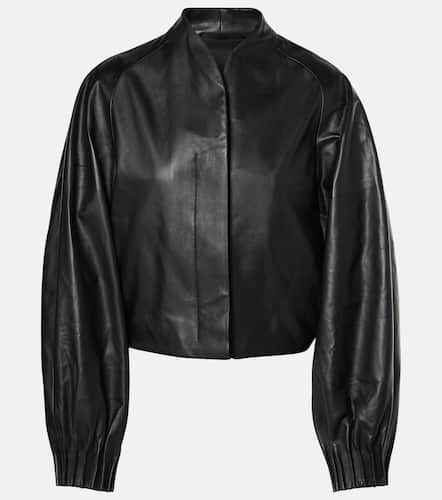 Fforme Aram cropped leather jacket - Fforme - Modalova