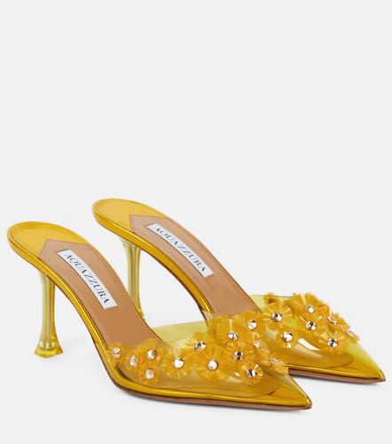 Meteorite 75 embellished PVC mules - Aquazzura - Modalova