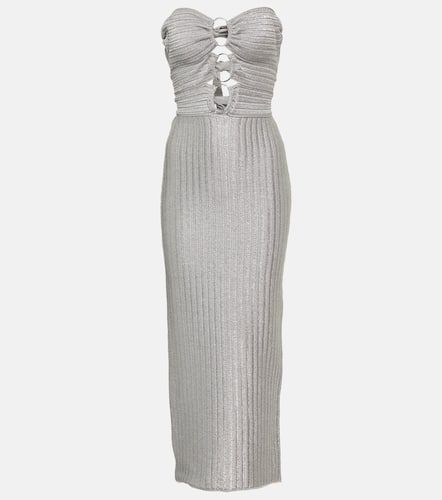 Sleeveless cutout metallic gown - Tom Ford - Modalova