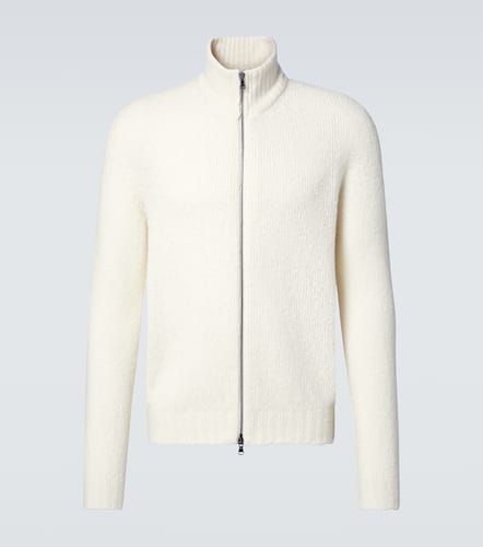 Wool and cashmere-blend zip-up sweater - Thom Sweeney - Modalova