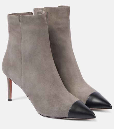 Ankle Boots Milanese 75 aus Veloursleder - Aquazzura - Modalova