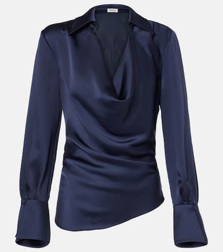 Simkhai Symone draped satin blouse - Simkhai - Modalova