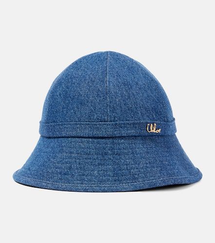 ChloÃ© ChloÃ© Iconic denim bucket hat - Chloe - Modalova