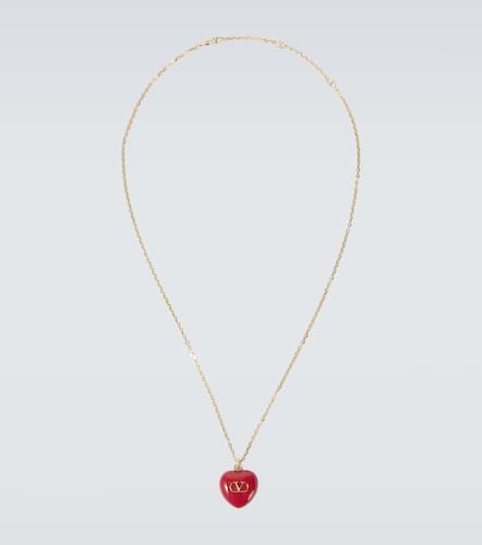 Collana VLogo bagnato in oro - Valentino Garavani - Modalova