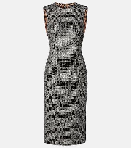 Vestido midi a cuadros - Dolce&Gabbana - Modalova