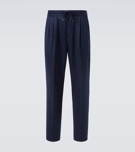 Pantaloni regular in lana vergine - Brunello Cucinelli - Modalova