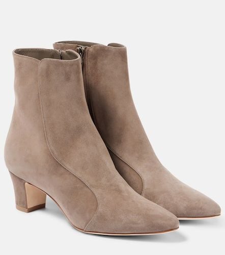 Ankle Boots Myconia 50 aus Veloursleder - Manolo Blahnik - Modalova