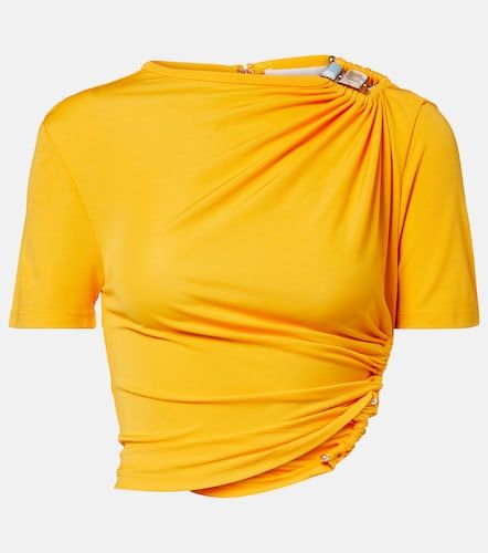 Bezel Quartz gathered jersey T-shirt - Christopher Esber - Modalova