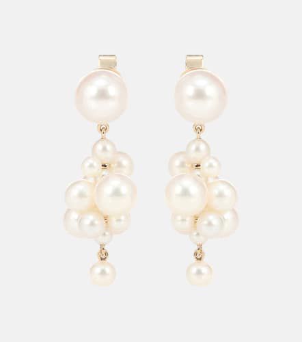 Botticelli 14kt gold earrings with pearls - Sophie Bille Brahe - Modalova