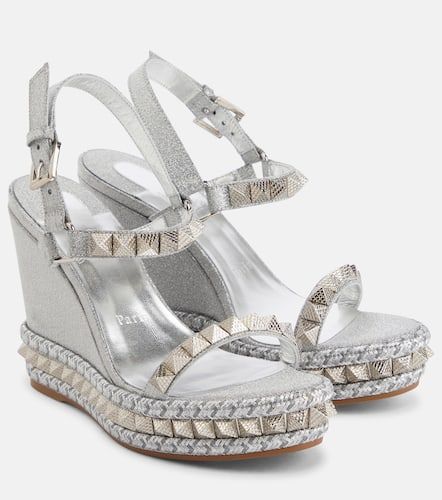 Verzierte Espadrille-Sandalen Pyraclou - Christian Louboutin - Modalova