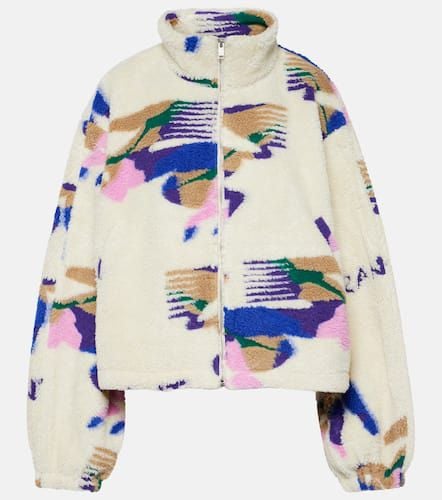 Mackensy printed teddy jacket - Marant Etoile - Modalova