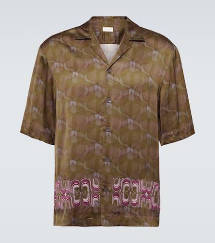 Camisa estampada con bordado - Dries Van Noten - Modalova