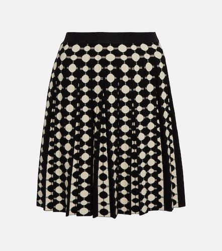 Polka-dot jacquard miniskirt - Tory Burch - Modalova