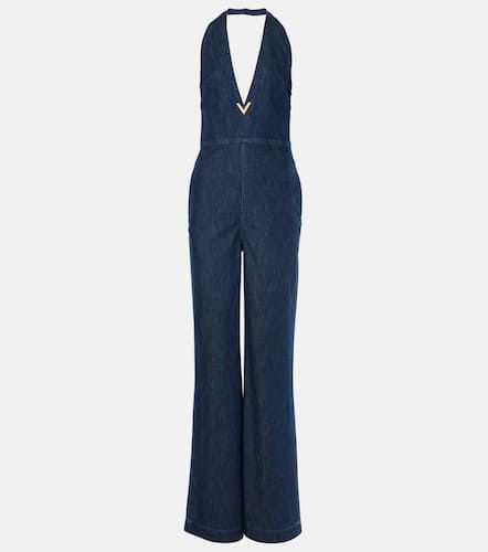 Valentino Jumpsuit VGold aus Denim - Valentino - Modalova