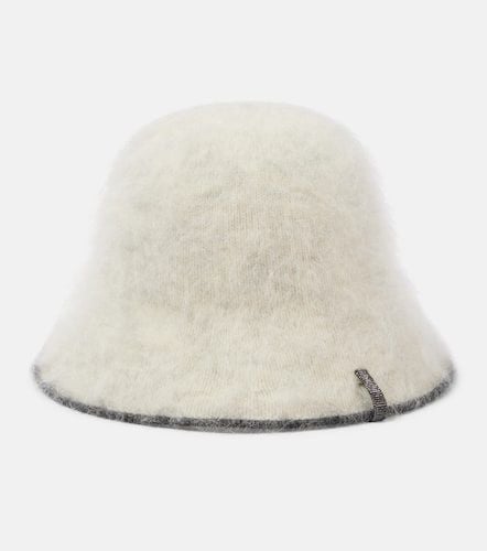 Cappello cloche in misto mohair - Brunello Cucinelli - Modalova