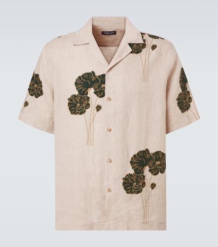 Camisa bowling Roberto de lino floral - Frescobol Carioca - Modalova