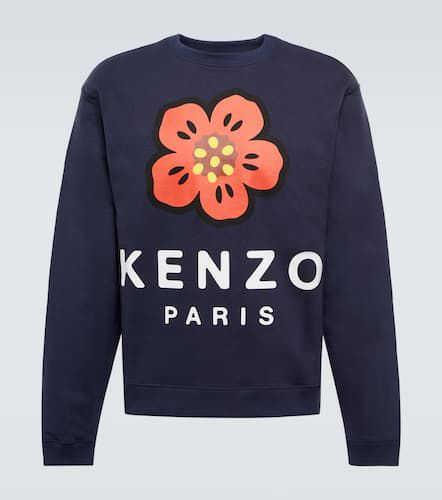 Kenzo Felpa in cotone con logo - Kenzo - Modalova