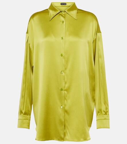 Tom Ford Camicia in misto seta - Tom Ford - Modalova