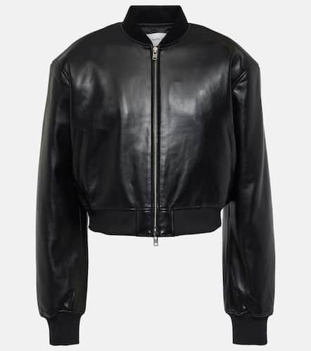 Micky faux leather bomber jacket - The Frankie Shop - Modalova