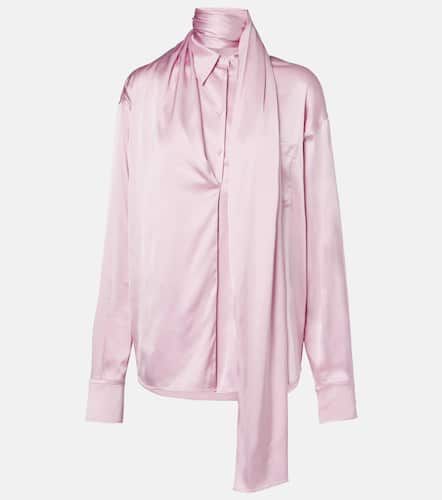 Blusa in raso con foulard - Acne Studios - Modalova