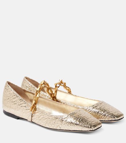 Ballerinas Diamond Tilda aus Metallic-Leder - Jimmy Choo - Modalova