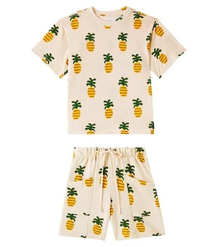 FÃ¡bula Printed cotton jersey T-shirt and shorts set - Fabula - Modalova