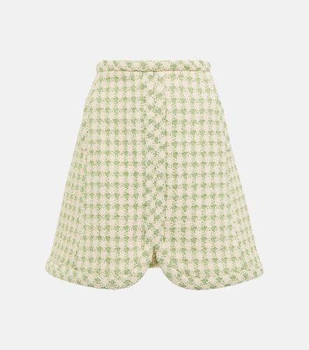 Cotton-blend check tweed miniskirt - Giambattista Valli - Modalova