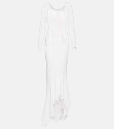 X Kim vestido de fiesta en mezcla de seda - Dolce&Gabbana - Modalova