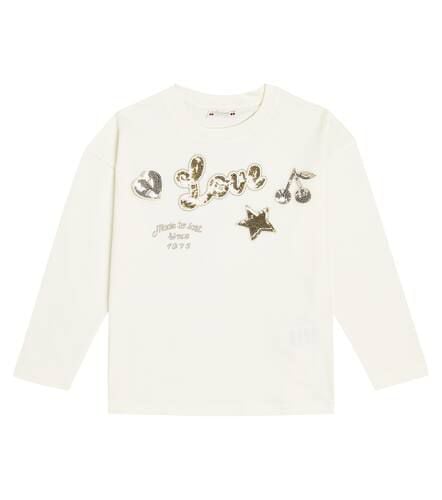 Camiseta Tien de algodón con lentejuelas - Bonpoint - Modalova