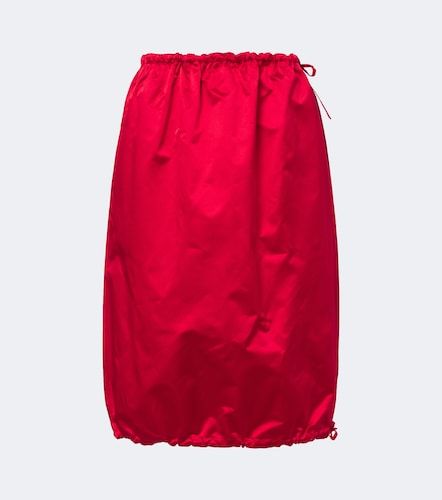 Prada Falda midi de satén de seda - Prada - Modalova