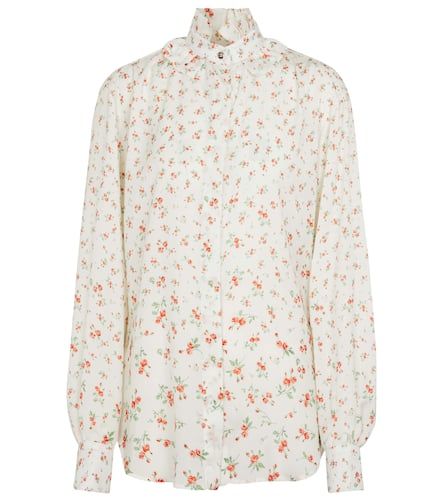 Camisa en crepé de china floral - Rabanne - Modalova