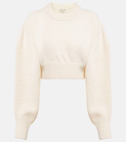 Cropped wool sweater - Alexander McQueen - Modalova