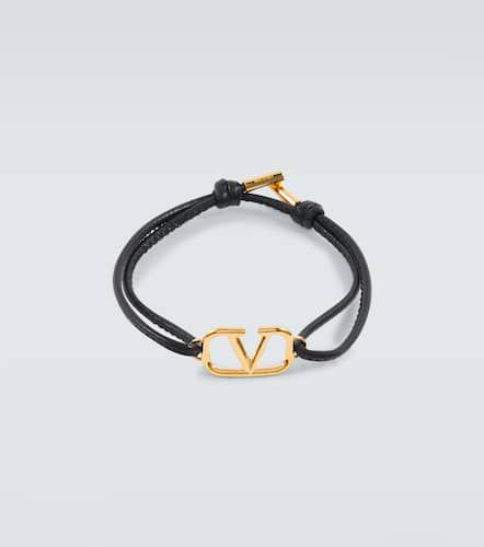 VLogo Signature leather bracelet - Valentino Garavani - Modalova