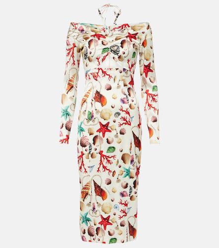 Capri printed silk-blend midi dress - Dolce&Gabbana - Modalova