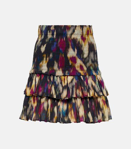 Naomi printed cotton miniskirt - Marant Etoile - Modalova