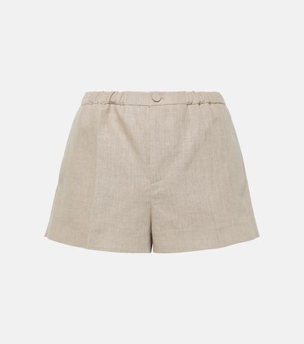 Valentino Linen canvas shorts - Valentino - Modalova