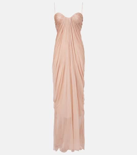 Victoria draped silk gown - Maria Lucia Hohan - Modalova