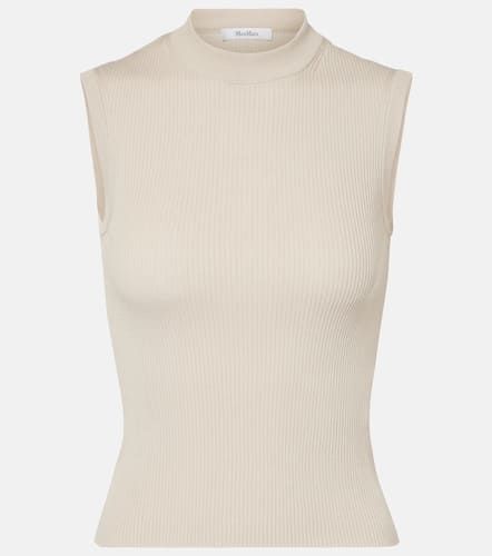 Striped cotton and silk top - Max Mara - Modalova