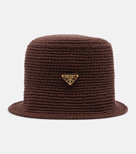 Cappello da pescatore in cotone crochet - Prada - Modalova