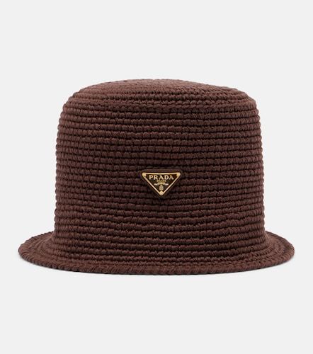 Gorro de pescador de croché de algodón - Prada - Modalova