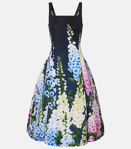 Robe de cocktail à fleurs - Oscar de la Renta - Modalova