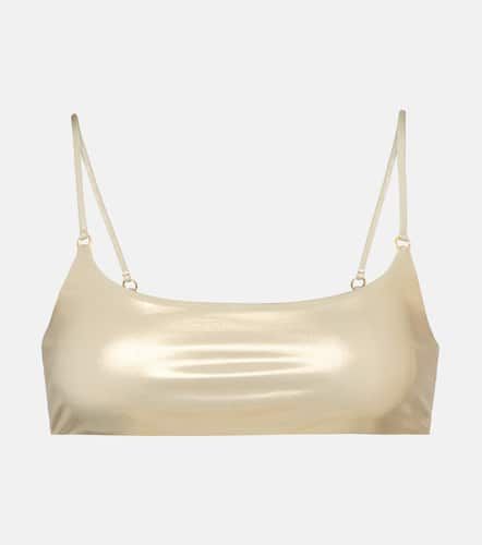 Top bikini Hinge metallizzato - Jade Swim - Modalova