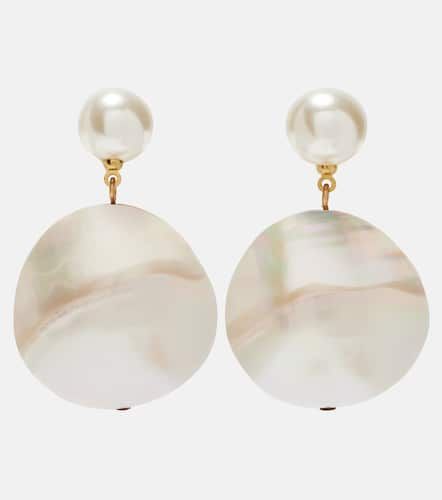 Nerine mother-of-pearl drop earrings - Jennifer Behr - Modalova