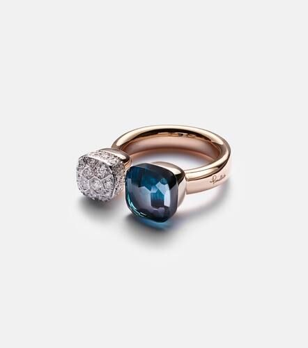 Nudo 18kt ring with topaz and diamonds - Pomellato - Modalova
