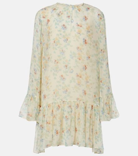 Emmeline floral silk chiffon minidress - Ulla Johnson - Modalova