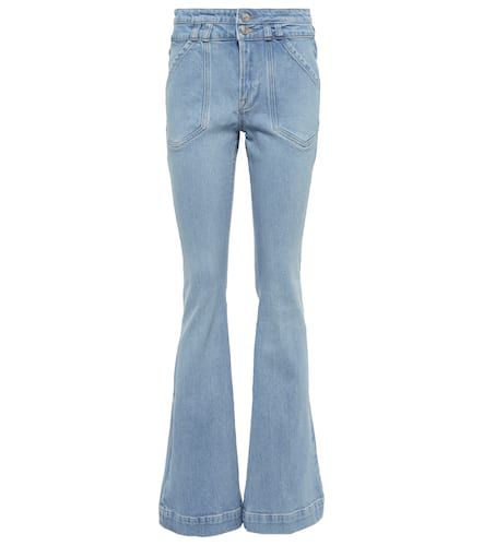 Jeans Double Button Flare de tiro alto - Frame - Modalova
