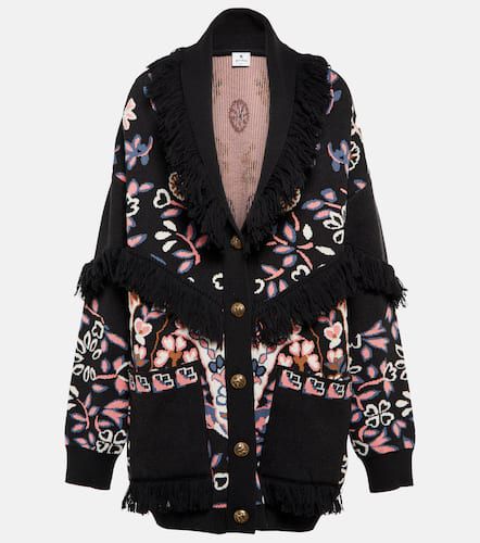 Etro Fringed floral wool cardigan - Etro - Modalova