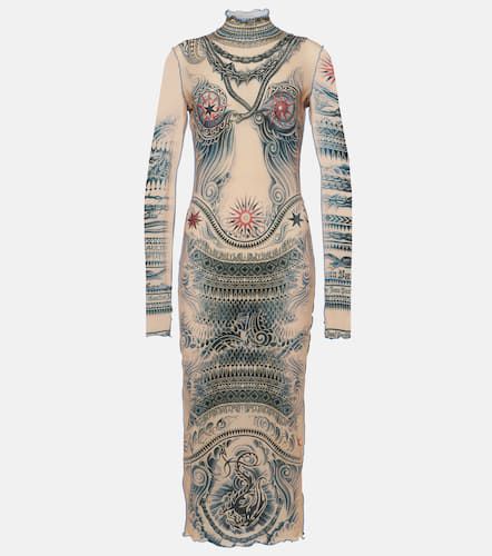 Abito midi Tattoo Collection - Jean Paul Gaultier - Modalova