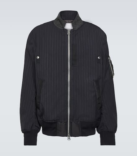 Sacai Bomber a raya chalk - Sacai - Modalova